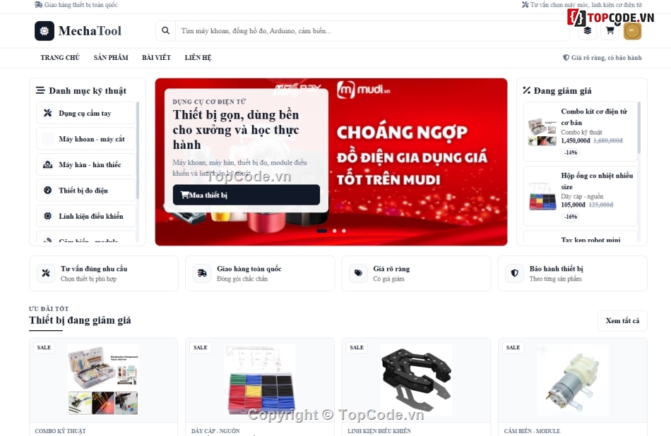 điện máy,web bán điện tử,web điện tử